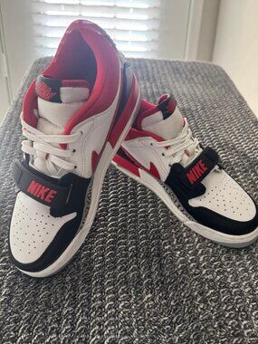 Air Jordan Legacy Low White Fire Red Black Grey Nike Retro 312 Men's 7Y